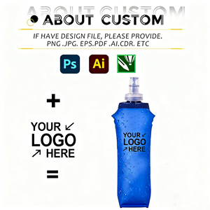 Nhà cung cấp bán buôn giá thấp 150ml 250ml 500ml Marathon chạy chai nước BPA-free TPU chạy có thể gập lại Ấm đun nước mềm <span class=keywords><strong>Flask</strong></span> - Product Image 2