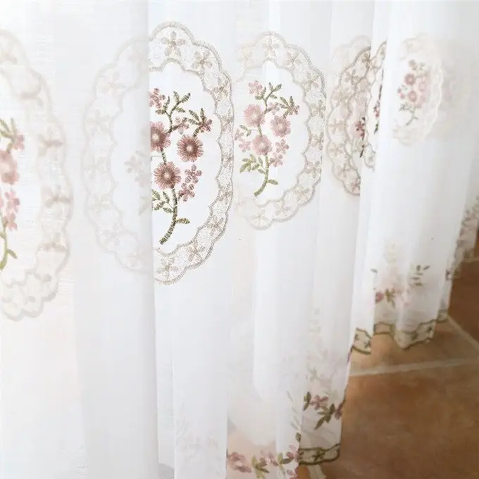 Bomar HD Châu Âu Đơn Giản 100% Polyester Thêu Voile Sheer Rèm Vải Tùy Chỉnh Jacquard Vải Dệt Chenille Vải