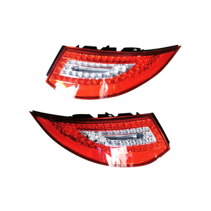 Yeni durum kırmızı Lens LED arka lambası için Porsche 997.2 modifiye kuyruk lambası koşu lambaları dönüş sinyali fren ile geri ışık - Product Image 1