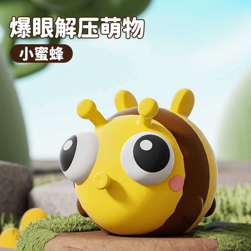 Big-eyed little bee