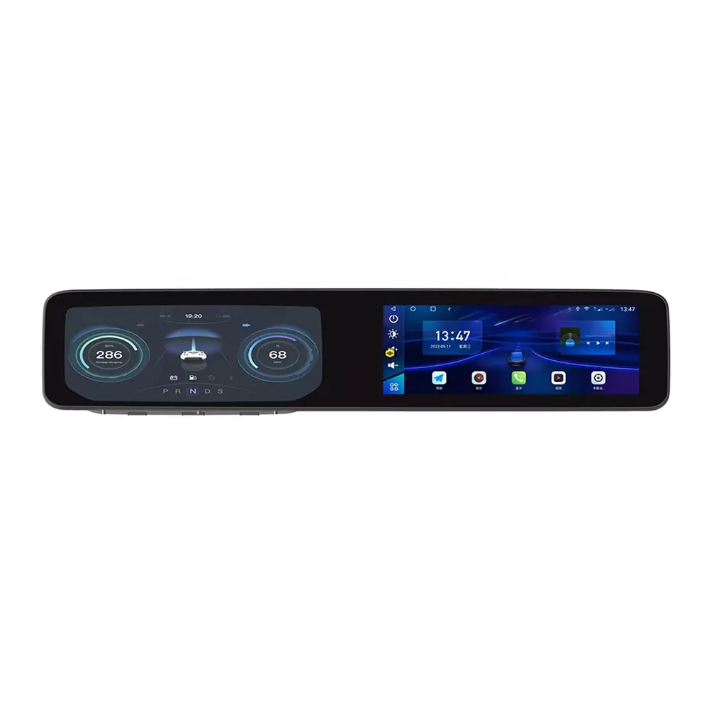 12.3 "Android 8 + 256G Estilo OEM Para Ford Transit 2023 Carro Navegação GPS Tela AutoStereo Multimedia Player Gravador de Fita de Rádio