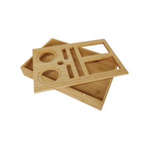 Tre sofa cup chủ khay món tráng miệng & Snack phục vụ Organizer cho phòng khách ghế tay vịn bảng cho đồ uống & xử lý - Product Image 4