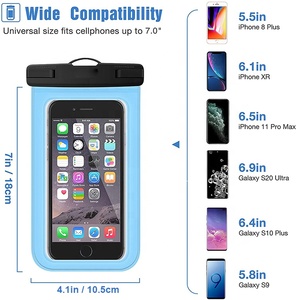 High Quality IPX8 Pvc Waterproof Phone <strong>Pouch</strong> Mobile Phone Bag with New Abs Clip