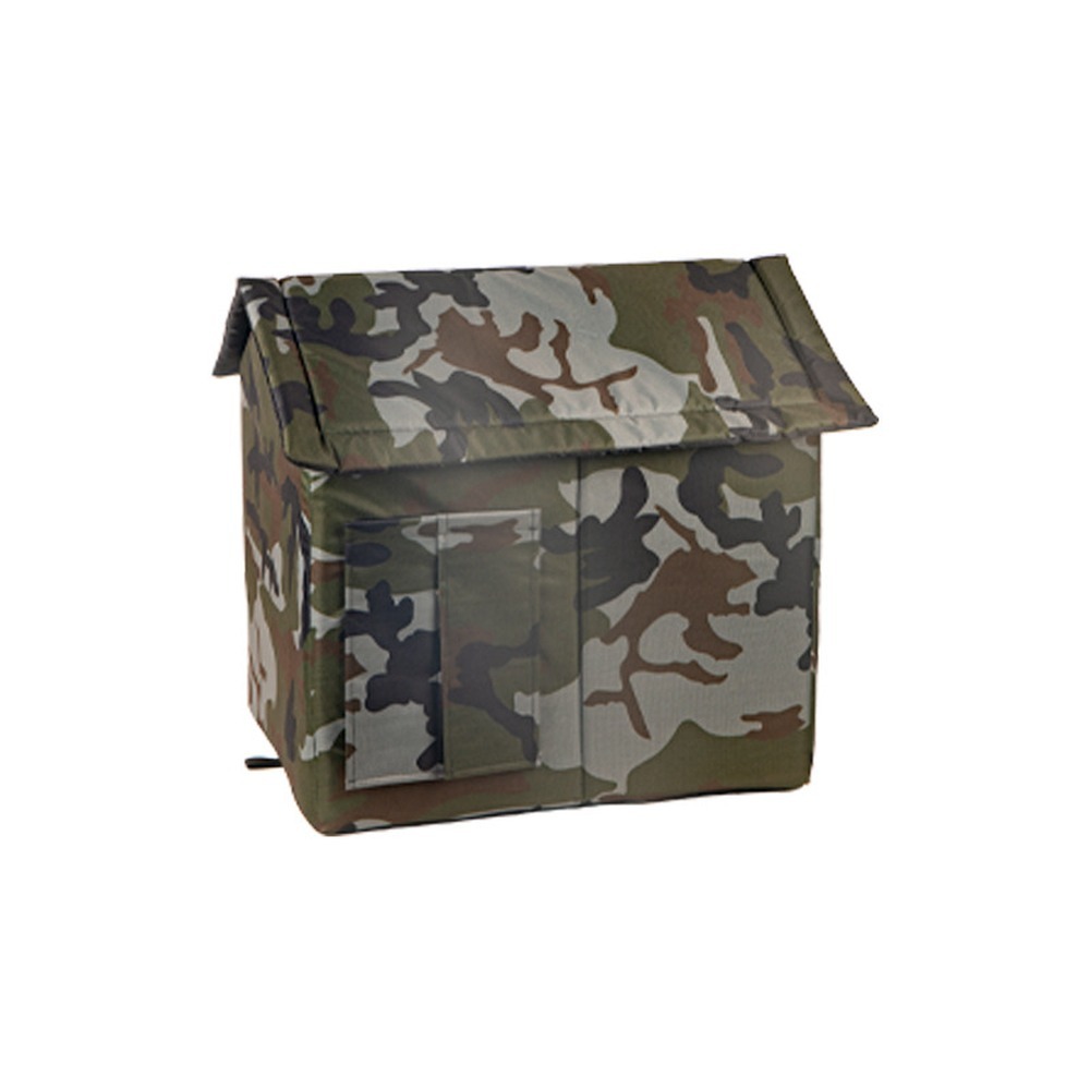 Camouflage stray cat den XL