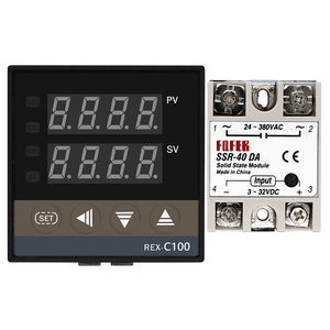 REX-C100 Dual Incubation <strong>Temperature</strong> <strong>Controller</strong> Thermostat Digital <strong>Controller</strong> Thermocouple <strong>PID</strong> <strong>SSR</strong> <strong>Output</strong>