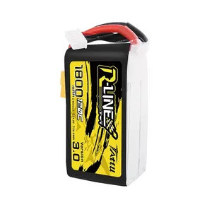 Tattu R-Line เวอร์ชัน3.0 V3 1300/1400/1550/1800/2000mAh 120C 4S 6S 4.2V LiPo แบตเตอรี่ XT60ปลั๊ก FPV โดรนแข่งขัน RC Quadcopter - Product Image 4