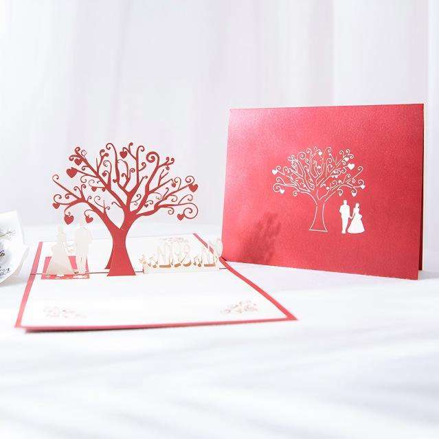 Arbre rouge + Enveloppe rouge