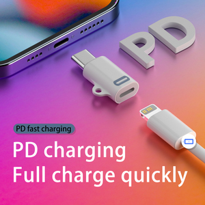 适用于iPhone 15平板电脑的C型至8针转换器适配器35W PD快速充电480Mbps 9V 3A铝合金数据转换器 - Product Image 5