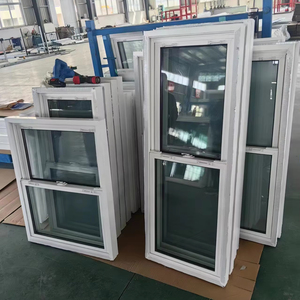 Factory Price Convenient Switching Secure Vinyl <strong>Window</strong> with Screen Low-E Double Glass Single Double Hung <strong>Windows</strong> - Product Image 1