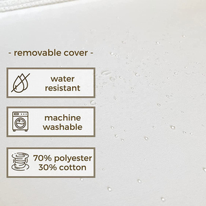 Nhà Máy Giá bông Rope MOSES bé thay đổi giỏ với pad, không thấm nước bao gồm, mềm chăn trẻ sơ sinh, tã Caddy/tổ chức - Product Image 4