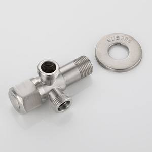 水流制御2ウェイクイックオープン壁掛けシングルコールドトイレ304ステンレス鋼アングルバルブ - Product Image 2