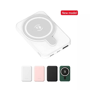 M16 5000mah 15Wワイヤレス、ミニポータブル充電器バッテリー3000mah強力な磁気機能5Wパワーバンク (Apple Phone用) - Product Image 4