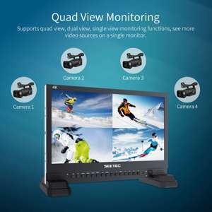 SEETEC 4K156-9HSD 15.6英寸专业级4K，带3g高清SD SDI输入，用于工作室和现场使用高清广播监视器 - Product Image 4