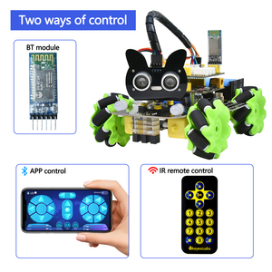Keyestudio stile unico fai da te Smart BT educativo 4WD Kit Robot Mecanum per Arduino - Product Image 2