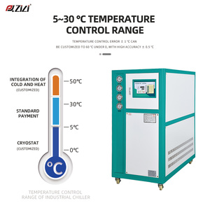 Pengqiang ZiLi PQ-ZL08W 8HP קירור קיבולת 24KW 125L מים טנק ישר צינור מים תעשייתיים מקורר מים <span class=keywords><strong>Chiller</strong></span>
