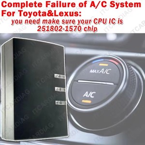 ThinkElk ToyoAC <strong>Mcu</strong> Flash <strong>Programmer</strong> for Toyota Lexus Denso 251802-1570 HVAC Actuator Amplifier Air Conditioning Control Module