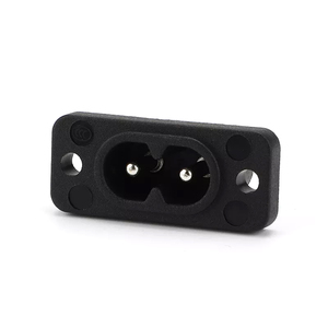 DB-06 2-core 8-shaped ซ็อกเก็ต2-PIN เทอร์มินัลแหล่งจ่ายไฟ AC พร้อมรูยึดคงที่ - Product Image 4