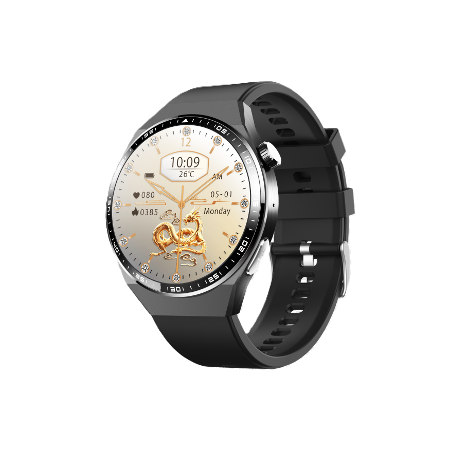 Bracelet en silicone noir