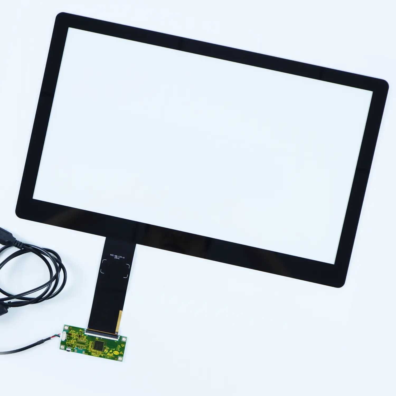 15.6インチワイドスクリーン産業用埋め込みオープンフレームメタルケース容量性液晶タッチスクリーンオートメーションアプリケーションタッチスクリーン用