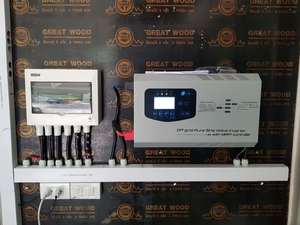 3kw güneş invertör kapalı ızgara güneş sistemi ile mppt şarj kontrolörü invertör mppt güneş invertör hibrid