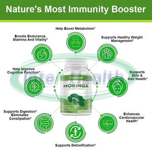 Ausreson Органический Лучший Экстракт листьев Моринги, добавка, оптовая продажа, метаболизм, иммунная поддержка, капсулы моринга - Product Image 2