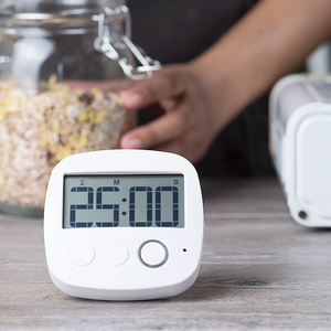 Orologio multifunzione da cucina per studio e conto alla rovescia elettrico digitale per frigorifero sveglia in plastica promemoria del tempo di cottura - Product Image 6
