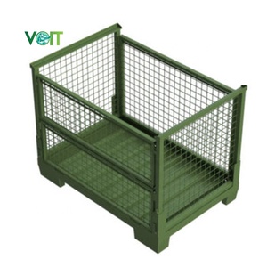 ขนส่งสินค้าขนาดกลางและหนัก กล่องโลหะยูโรบ็อกซ์แบบพับได้ - Product Image 1
