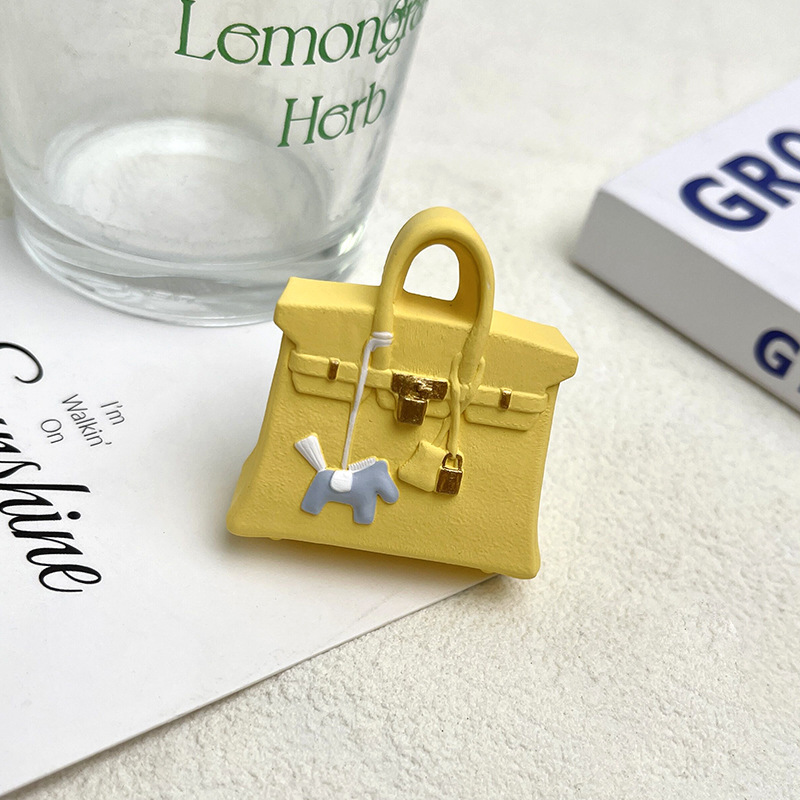 Yellow pony bag