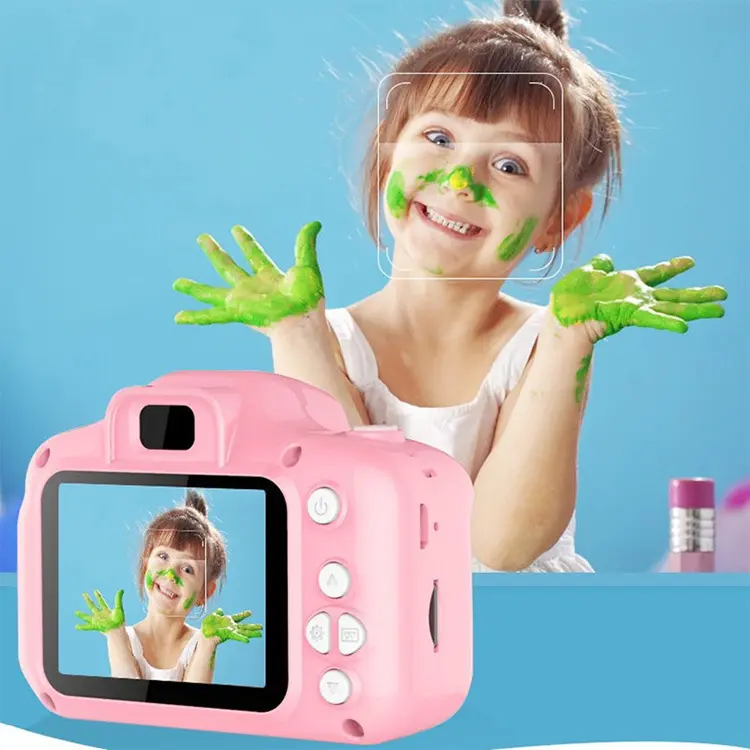 Appareil photo numérique pour enfants, 800x2.0 W, écran IPS 1080 pouces, Pixels HD, jouets