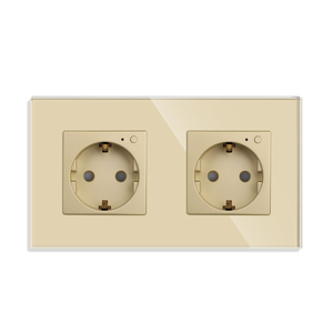 Touchmi Smart Life Wholesale EU Standard 16A Double Wall <strong>Socket</strong> Wifi <strong>Function</strong> Smart <strong>Socket</strong>