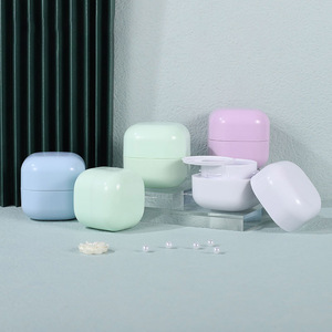 5g 10gリサイクル可能な正方形の二重壁クリームプラスチックジャー、ネジカバー付き - Product Image 5