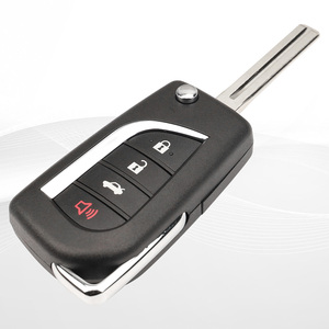 MS รีโมทรถยนต์แบบพับได้3 + 1ปุ่มจากโรงงานสำหรับ Toyota พร้อมชิพ H fccid HYQ12BFB PN 89070-06790รีโมทคอนโทรลรถเปล่ากุญแจรถ - Product Image 5