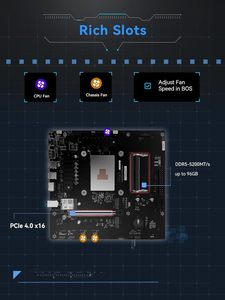 Spanplatte MINIS FORUM BD795m Motherboard M-atx Motherboard Amd 9 7945hx Barebone Gaming PC, Dp Ausgang, 2x Pcie 4.0 S - Product Image 3