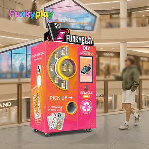 Funkyplay торговый киоск, индивидуальное приложение, самообслуживание, чехол для телефона, печатная машина, Impressora Uv 3d Diy, чехол для телефона, торговый автомат - Product Image 2