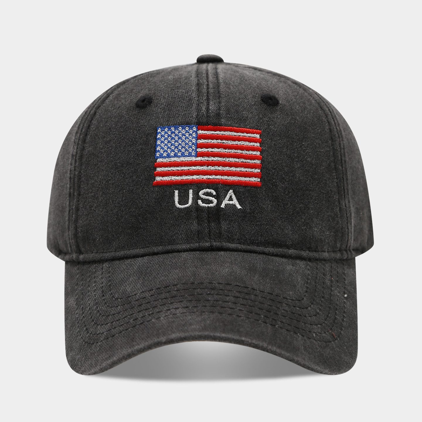 bandera americana negra