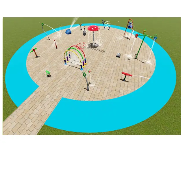 LeisurePlay design 300sqm crianças parque aquático aqua splash parque aquático splash zone