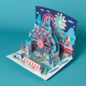 Özel Logo yaratıcı zooeland kartları kız tebrik kartı zarf selamlar için benzersiz 3d Pop Up kart - Product Image 2