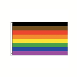ธงสายรุ้งโพลีเอสเตอร์ 3x5 เกย์ภูมิใจเลสเบี้ยนสันติภาพ LGBT ธงความก้าวหน้าภูมิใจธง - Product Image 2