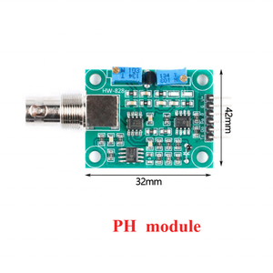 Modulo sensore regolatore di rilevamento PH liquido misuratore di controllo Tester elettrodo BNC PH sonda per Arduino PH 0-14