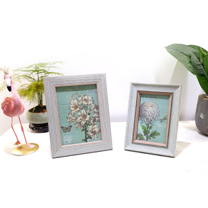 Recyclable Tabletop Personality Creative Decoration Art Face Paper Wood Color PS Picture <strong>Photo</strong> Frame - Product Image 3