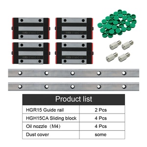 Bloque deslizante de rodamiento de guía lineal HLTNC Alto montaje HGH HGW 15 Deslizador de brida Deslizador alargado Deslizador de retención de acero para cnc - Product Image 5