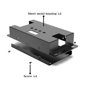 Корпус из черного листового металла, металлический корпус 3U 19 - Product Image 2