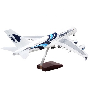 サウンドコントロールLEDライトスケール付き工場卸売OEM飛行機モデル1/85ボーイング747A380カンタス航空航空機モデル - Product Image 4