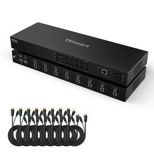 TESmart 8端口HDMI KVM交换机4K30Hz支持RS232/局域网控制KVM切换器