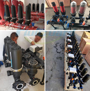 130 Micron HPDE <strong>Pipeline</strong> 2''*2 Unit Disc Filter <strong>System</strong> for Industrial Water Treatment