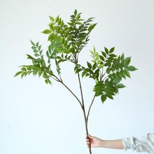 OBL Cheap Faux Greenery Fruit <strong>Twig</strong> and Stems Home Decoration Artificial <strong>Tree</strong> Olive Branches With Leaves - Product Image 6