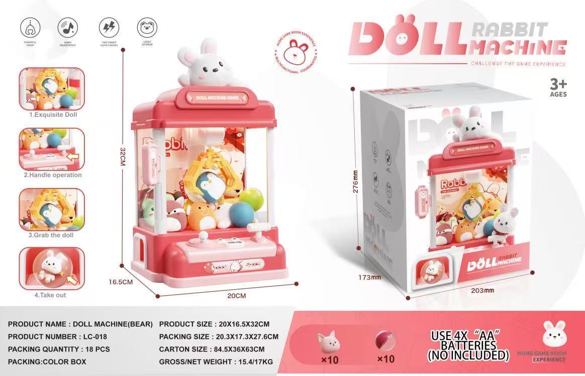 LC-018 Rose-10 Poupée + 10 Œufs torsadés - Boîte couleur