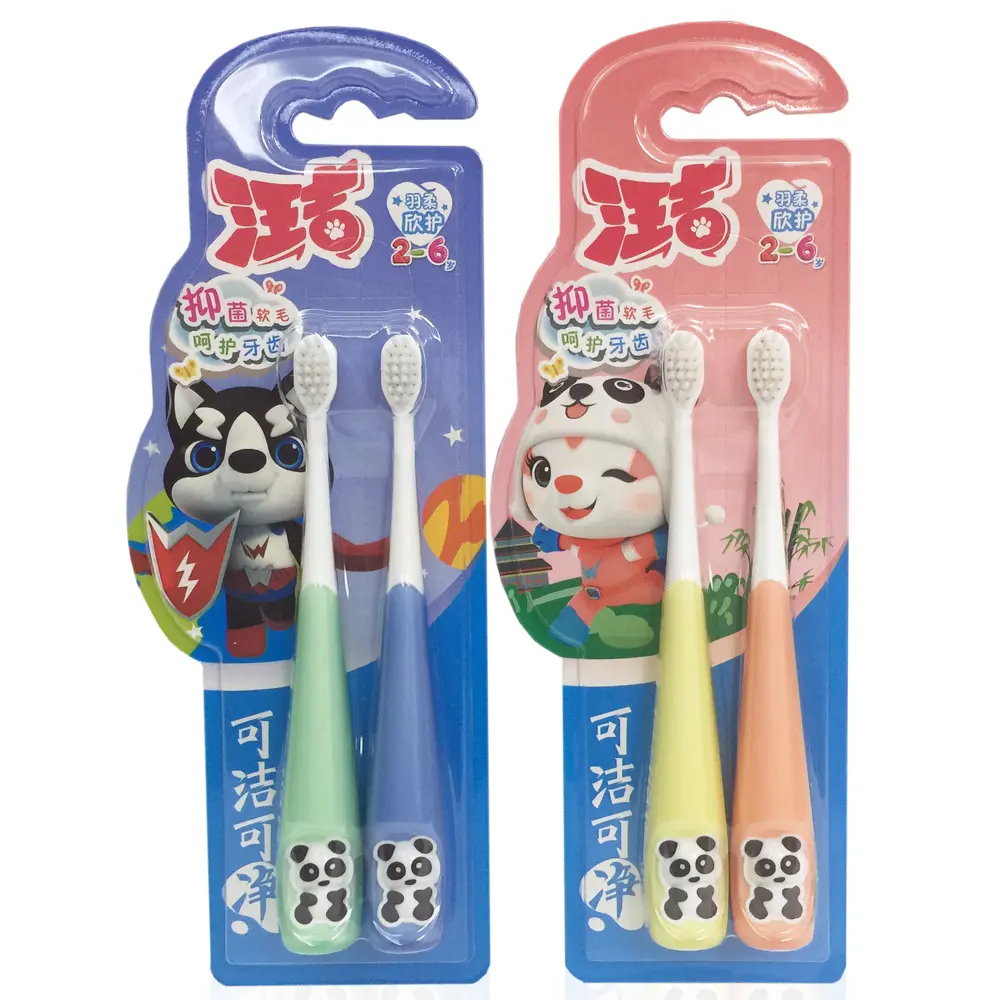 Spazzolino da denti per bambini panda animale per l'igiene orale