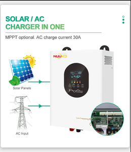 Nuuko LF-1ハイブリッド1-6kWソーラーインバーターオングリッド & オフグリッドMPPT WIFIインバーターソーラーシステム用220V AC出力240V入力 - Product Image 4