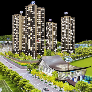 高品质现代建筑模型套件好价格专业设计师爱好者公寓设计3D模型设计项目 - Product Image 2